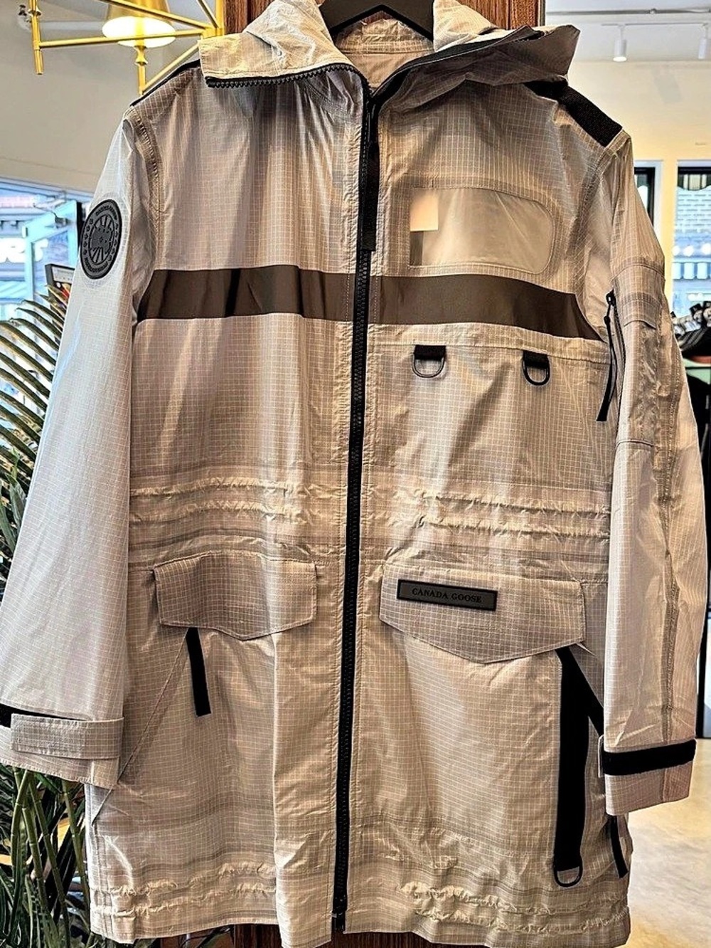 Canada Goose waterproof rain jacket